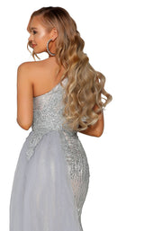 Portia and Scarlett PS6074 Silver/Nude