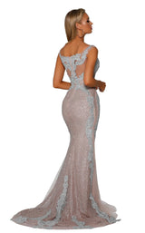 Portia and Scarlett PS6075 Silver/Nude
