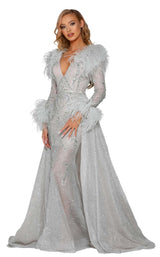 Portia and Scarlett PS6092 Silver-Nude