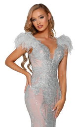 Portia and Scarlett PS6095 Silver/Nude