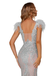 Portia and Scarlett PS6095 Silver/Nude