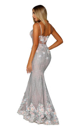 Portia and Scarlett PS6098 Silver/Nude