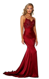 Portia and Scarlett PS6304 Deep Red