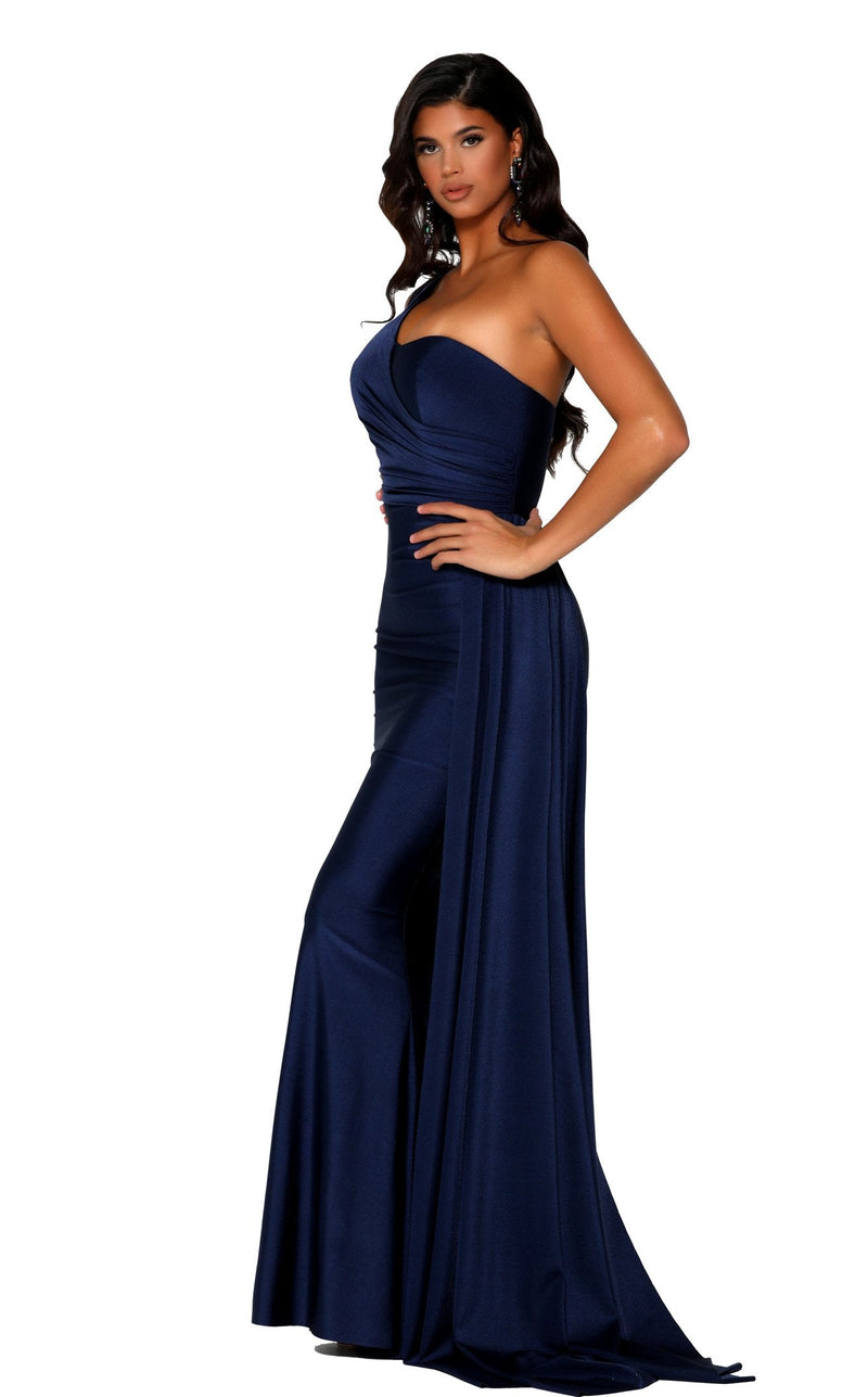 portia and scarlett navy blue dress Portia and Scarlett Prom PS22552 Girli Girl Boutique