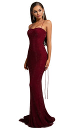 Portia and Scarlett PS6328 Deep Red