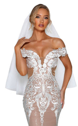 Portia and Scarlett PSB6811 Ivory/Nude