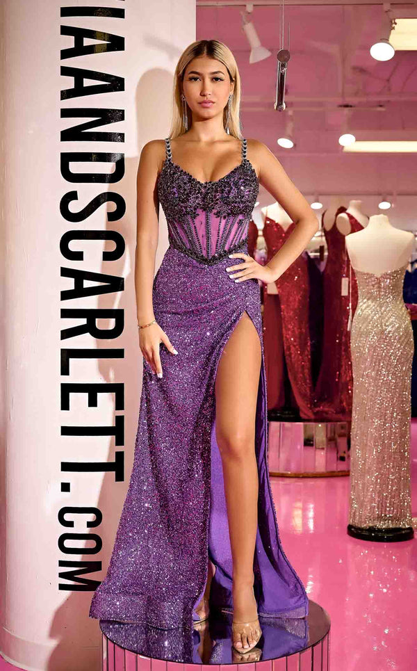 Portia and Scarlett PS24872C Purple