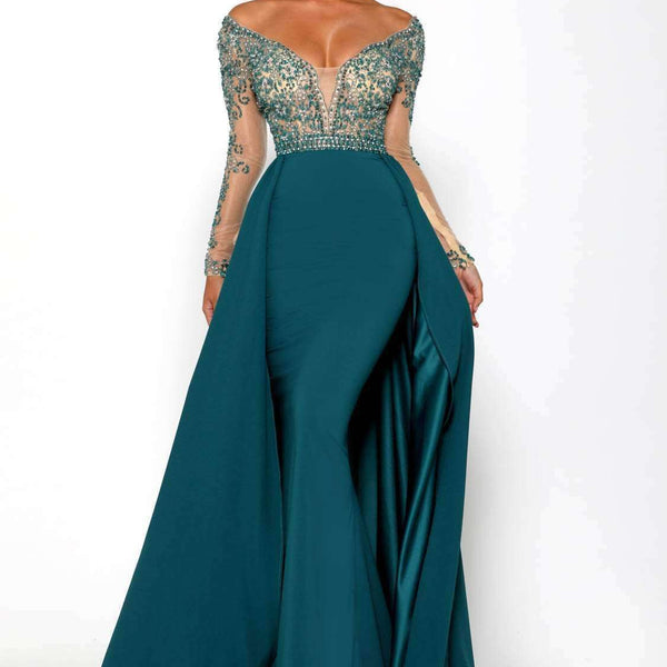 Formal Off the Shoulder Dress | Full Length & Cocktail Gowns  NewYorkDress