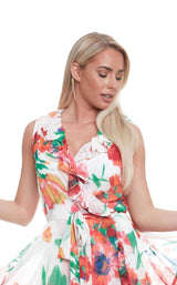 Posh Couture 1960 Ivory Multi