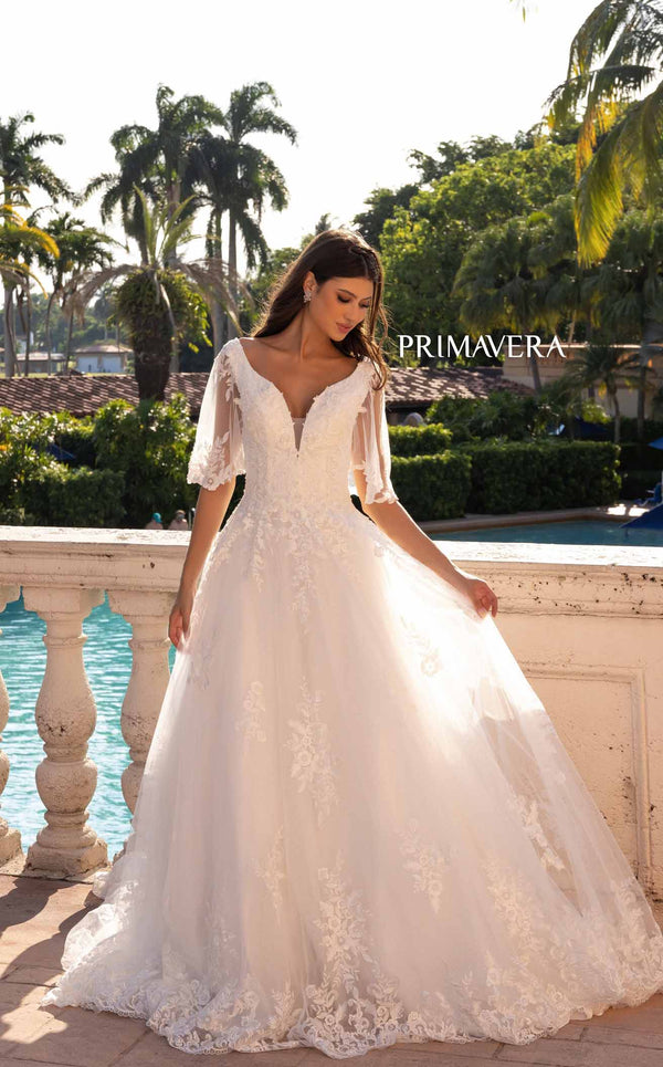 Primavera Couture 11134 Bridal Dress Ivory