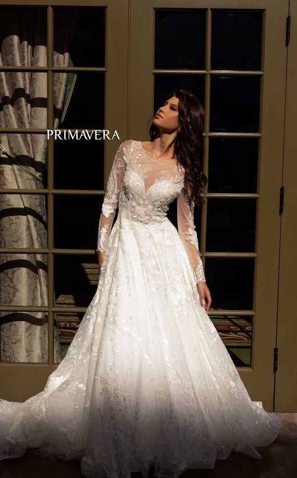 Primavera Couture 11136 Bridal Dress Ivory