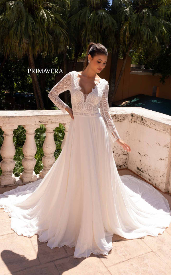 Primavera Couture 11140 Bridal Dress Ivory