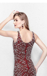 Primavera Couture 1970 Burgundy