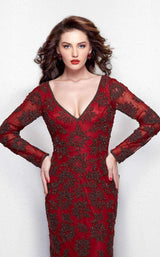 Primavera Couture 1971 Burgundy