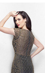 Primavera Couture 1976 Charcoal-Gold