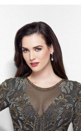 Primavera Couture 1977 Charcoal-Gold
