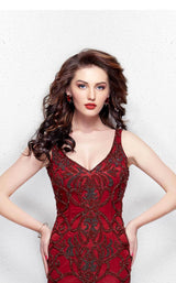 Primavera Couture 1978 Burgundy