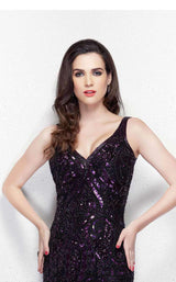 Primavera Couture 3036 Black-Plum