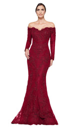 Rina Di Montella RD2605 Burgundy