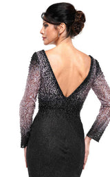 Rina Di Montella RD2672 Black-Mauve