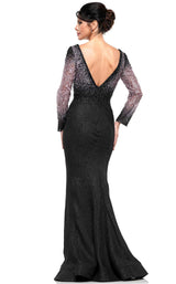 Rina Di Montella RD2672 Black-Mauve