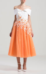 Saiid Kobeisy RTWSS2029 White-Orange