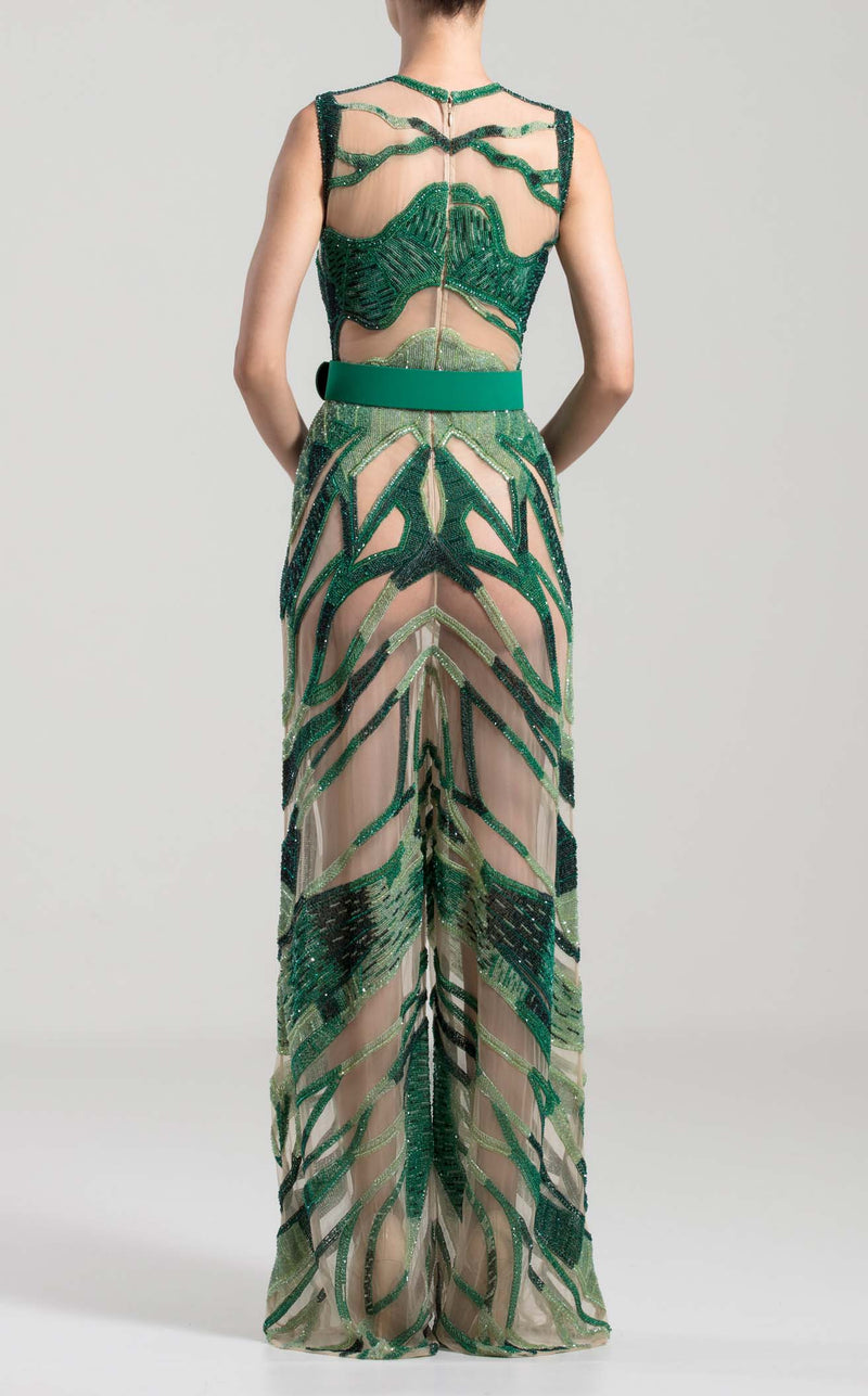 Saiid Kobeisy RTWSS2032 Emerald Nude