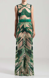 Saiid Kobeisy RTWSS2032 Emerald Nude