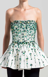 Saiid Kobeisy RTWSS2038 White-Black-Emerald