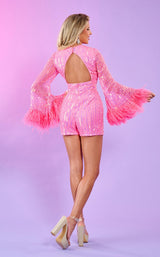 Rachel Allan 70492 Jumpsuit Hot-Pink