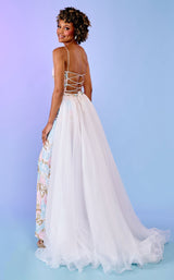 Rachel Allan 70528 White-Blue-Pink