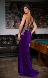 Rachel Allan 70642 Purple/Silver