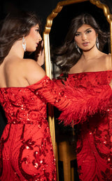 Rachel Allan 70670 Jumpsuit Red