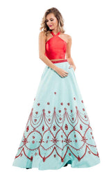 Rachel Allan 7533 Red-Mint