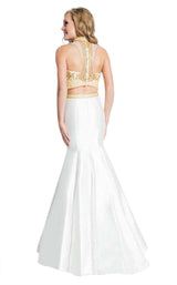 Rachel Allan 7680 White/Gold