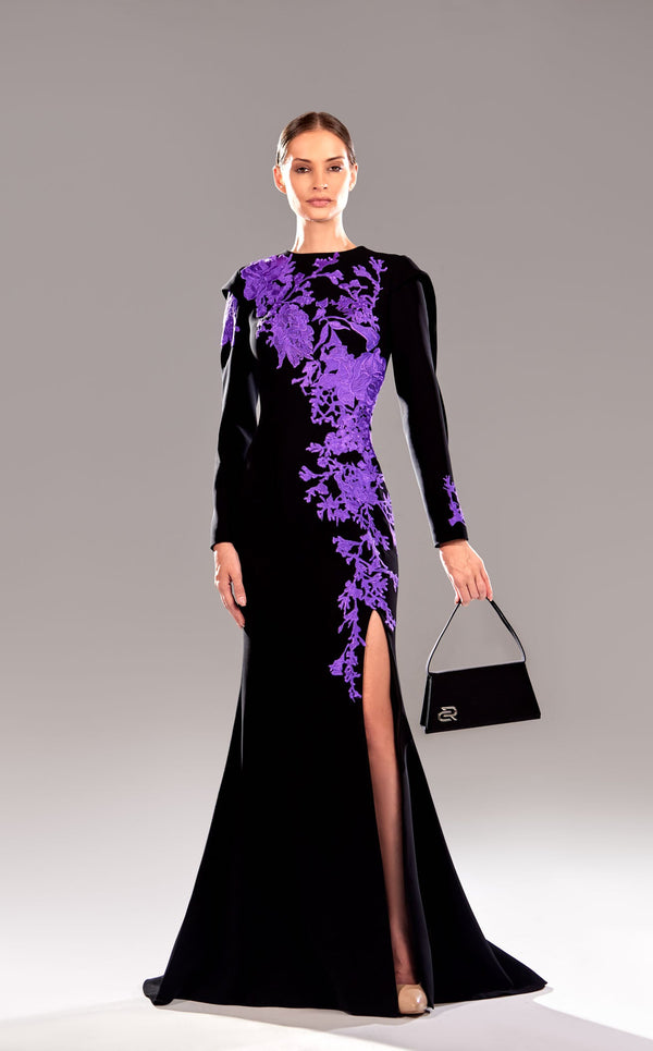 Reverie Couture SS24105 Black/Purple