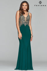 Faviana S10002 Forest Green
