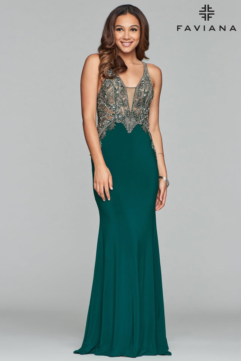 Faviana S10002 Forest Green