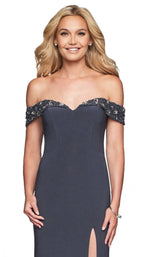 Faviana S10202 Charcoal