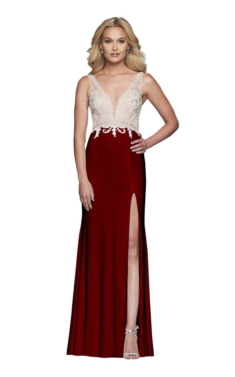 Faviana S10246 Bordeaux