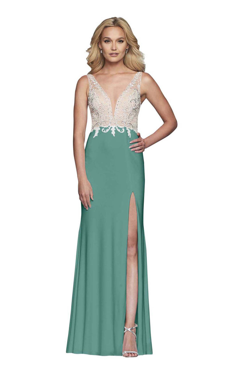 Faviana S10246 Evergreen