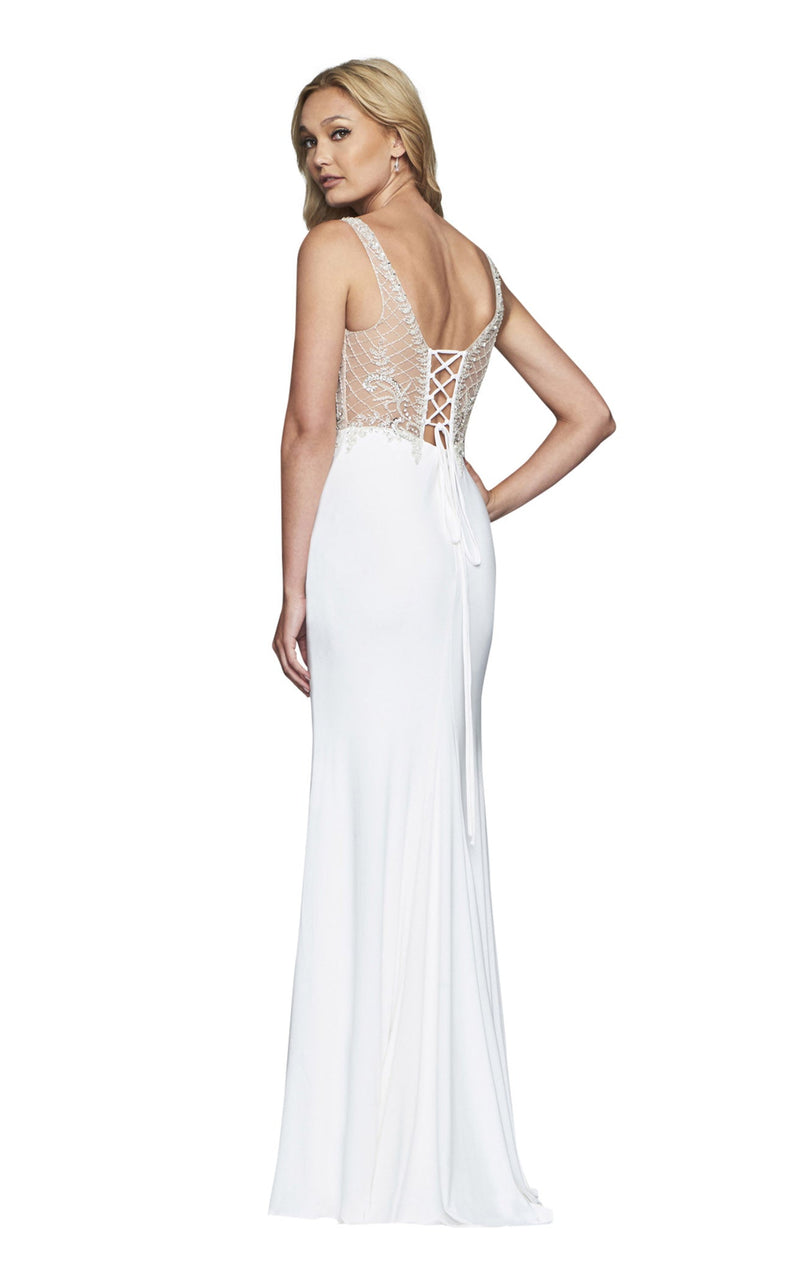 Faviana S10246 Ivory