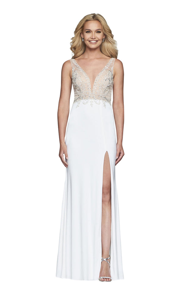 Faviana S10246 Ivory