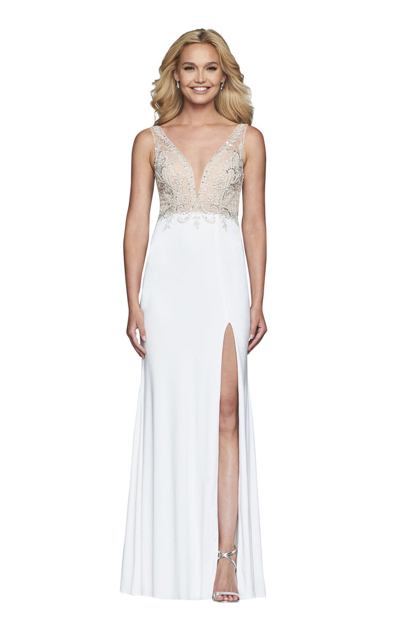 Faviana S10246 Ivory