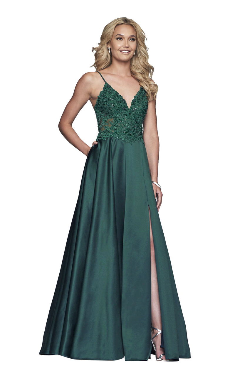 Faviana S10253 Hunter Green