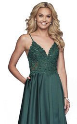 Faviana S10253 Hunter Green