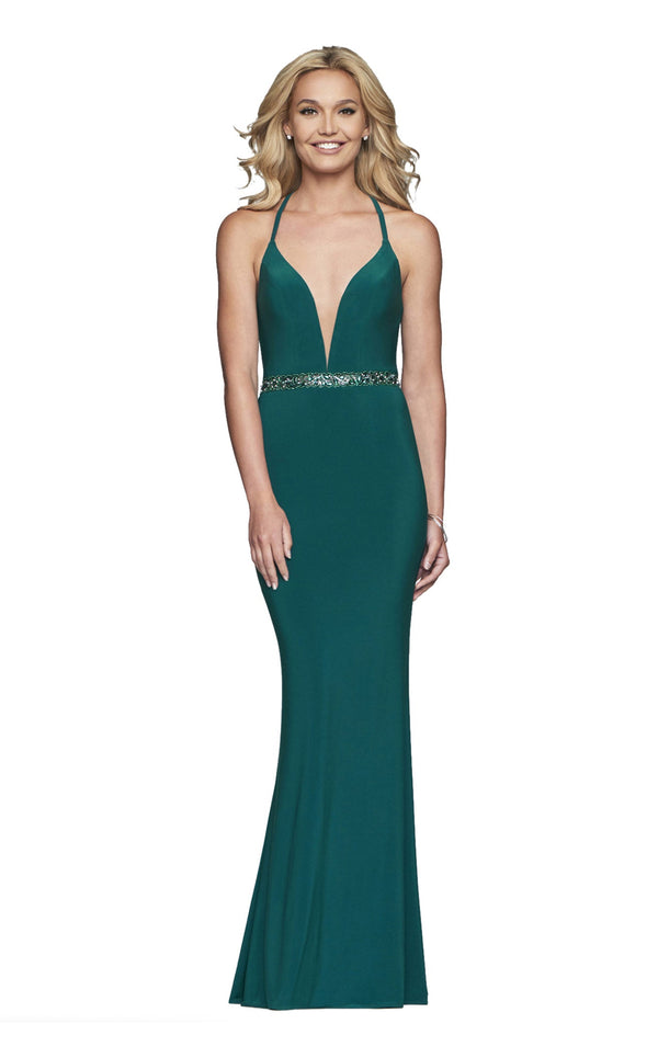 Faviana S10266 Forest Green