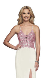 Faviana S10269 Ivory/Rose Gold