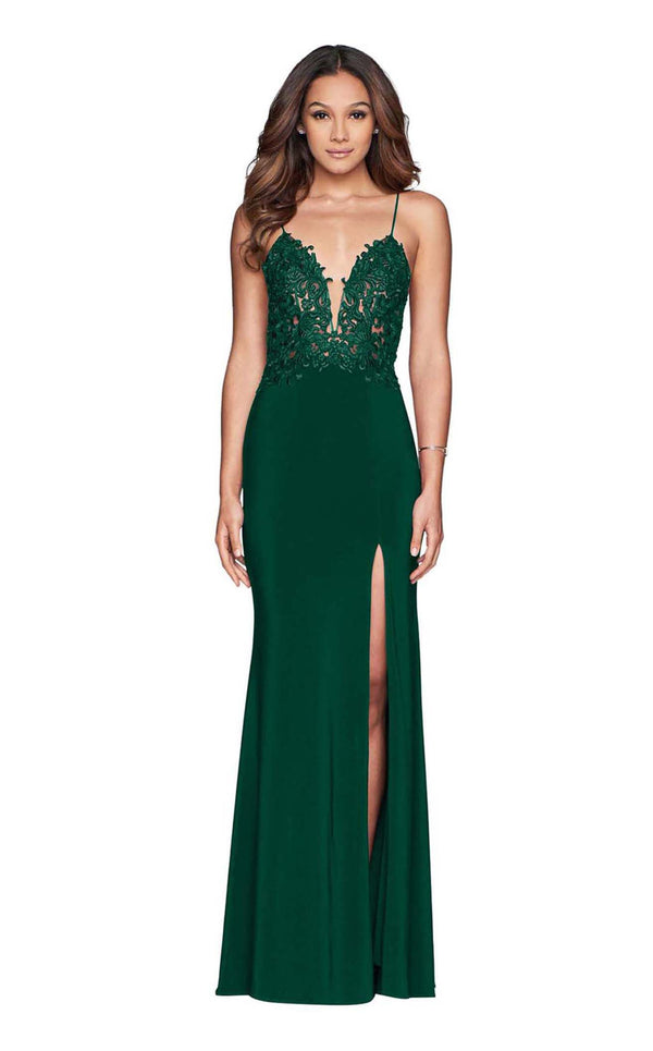 Faviana S10275 Forest Green