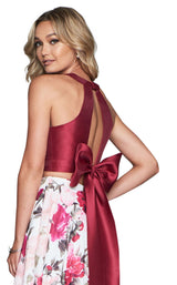 Faviana S10277 Ivory-Wine